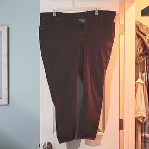 Plus size 24w short Plum Jeggings Maurices